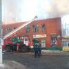 Пожар в центре Тучкова 